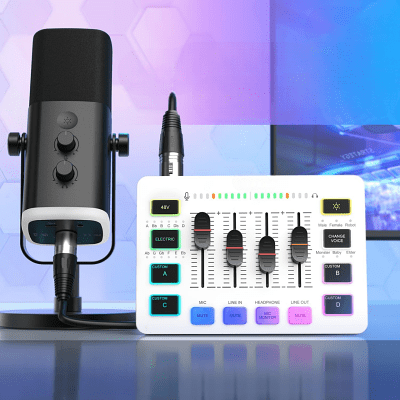 Tables de mixage - GamingAudioMixer™ - Blanc - Hakybara