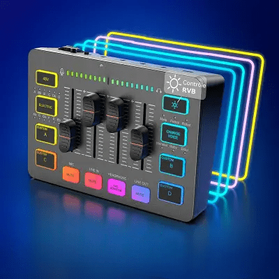 Tables de mixage - GamingAudioMixer™ - Noir - Hakybara