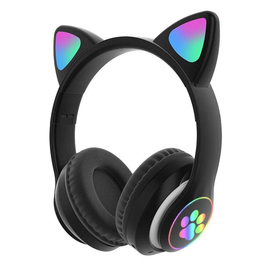 Casque Bluetooth - MeowTune™ - Noir - Hakybara