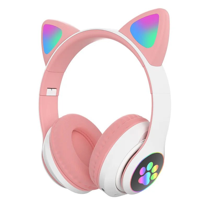 Casque Bluetooth - MeowTune™ - Rose - Hakybara