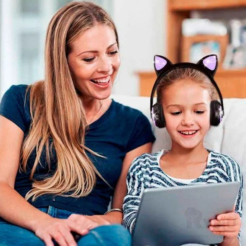 Casque Bluetooth - MeowTune™ - Noir - Hakybara