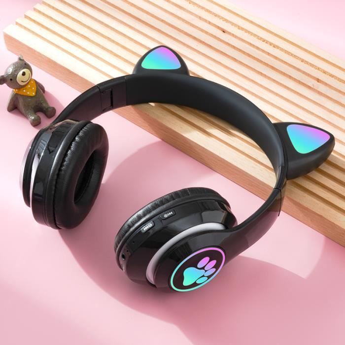 Casque Bluetooth - MeowTune™ - Noir - Hakybara