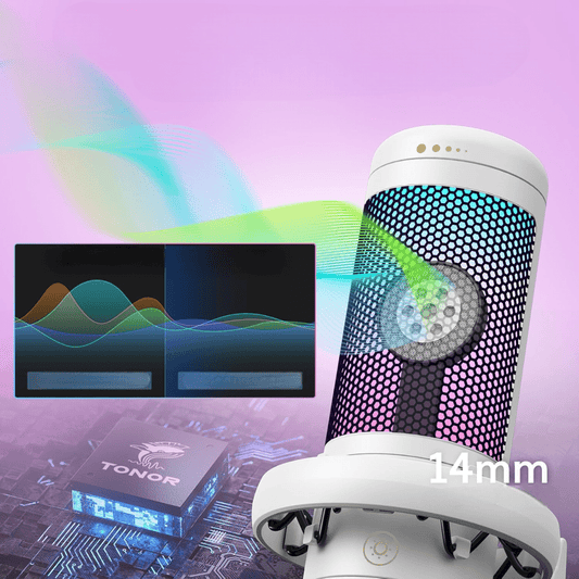 Microphone - GamingMicrophone™ - Blanc - Hakybara