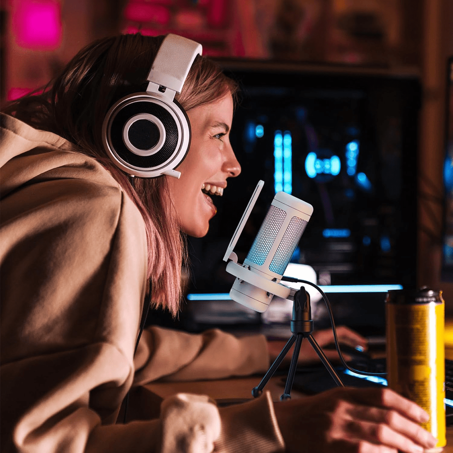 Microphone - GamingMicrophone™ - Blanc - Hakybara