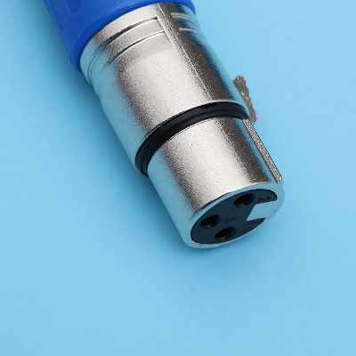 Cable XLR Male Femelle - MicrophoneExtensionCable™ - Bleu - Hakybara