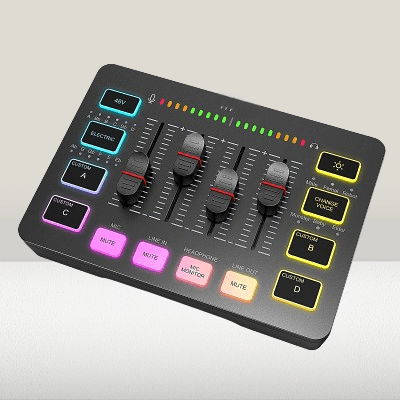 Tables de mixage - GamingAudioMixer™ - Noir - Hakybara