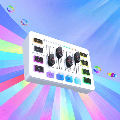 Tables de mixage - GamingAudioMixer™ - Blanc - Hakybara