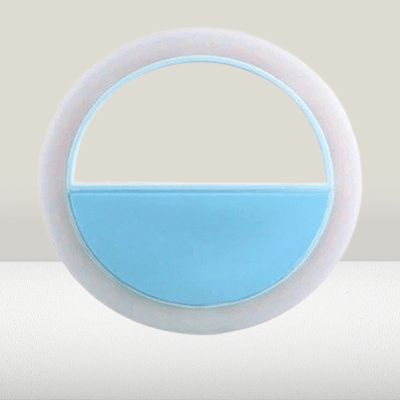 Anneau selfie lumineux - SelfieRingLight™ - Bleu - Hakybara