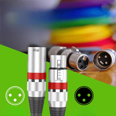 Cable XLR Male Femelle - MicrophoneExtensionCable™ - Rouge - Hakybara